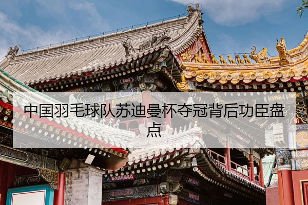 中国羽毛球队苏迪曼杯夺冠背后功臣盘点